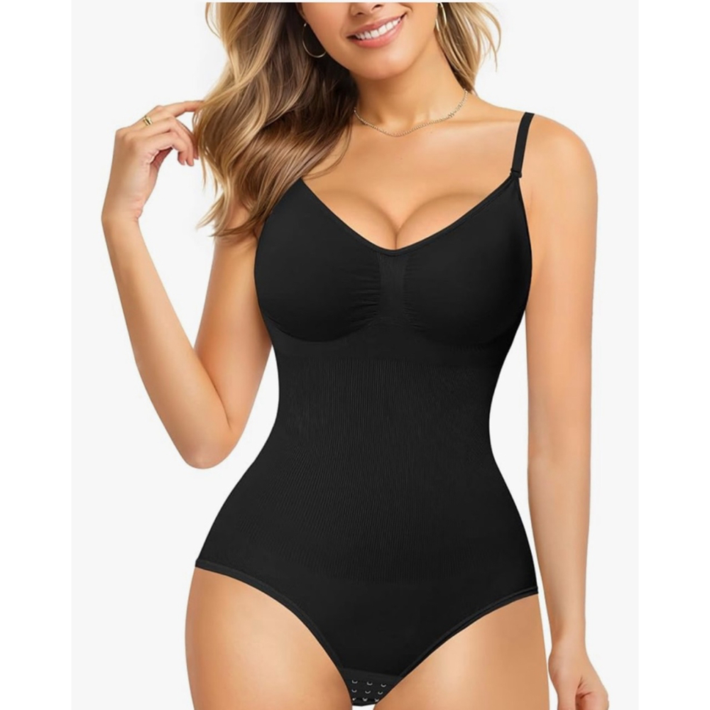 NEW Nebility Waist Trainer Seamless Tummy Control Shapewear Bodysuit M/L